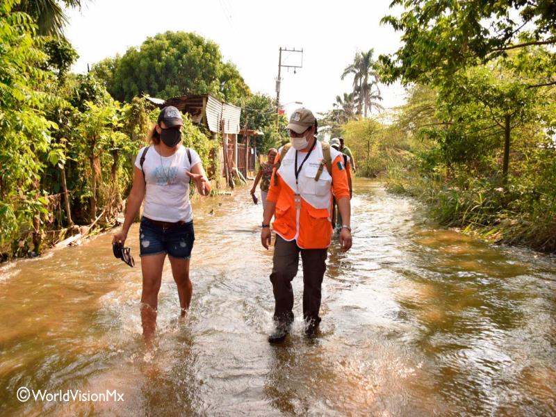 El apoyo será destinado a habitantes de tres de las comunidades más afectadas