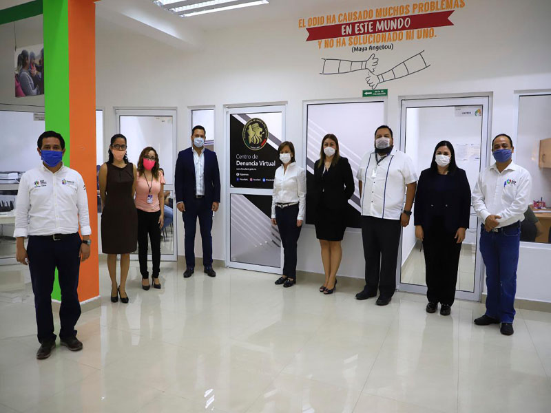 Inauguran la  Cabina de Denuncia Virtual de la Fiscalía General de Justicia que atenderá a quienes fueron víctimas de algún delito, especialmente casos de violencia familiar