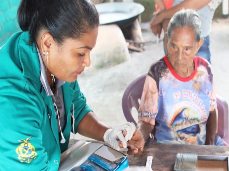 OPS/OMS São Gabriel da Cachoeira en el estado brasileño de Amazonas, al norte del país, tiene el mayor índice de casos de malaria en el país