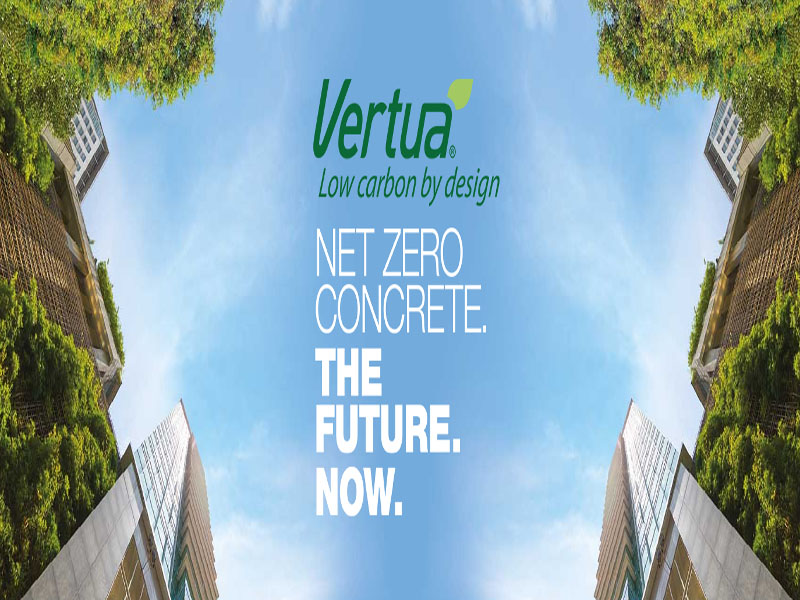 La gama Vertua ofrece a los clientes soluciones de concreto para cimentación, pisos y muros de edificios, diseñadas para permitir a las empresas constructoras reducir significativamente su huella de carbono