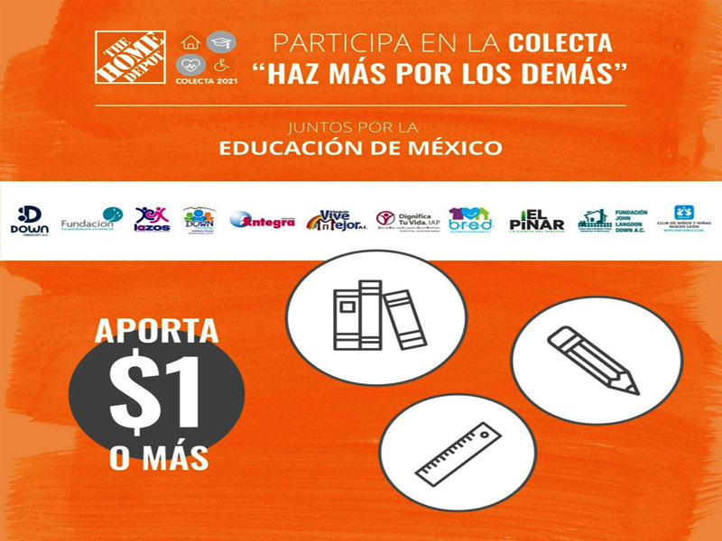 Inicia la colecta "Juntos por la educación de México"