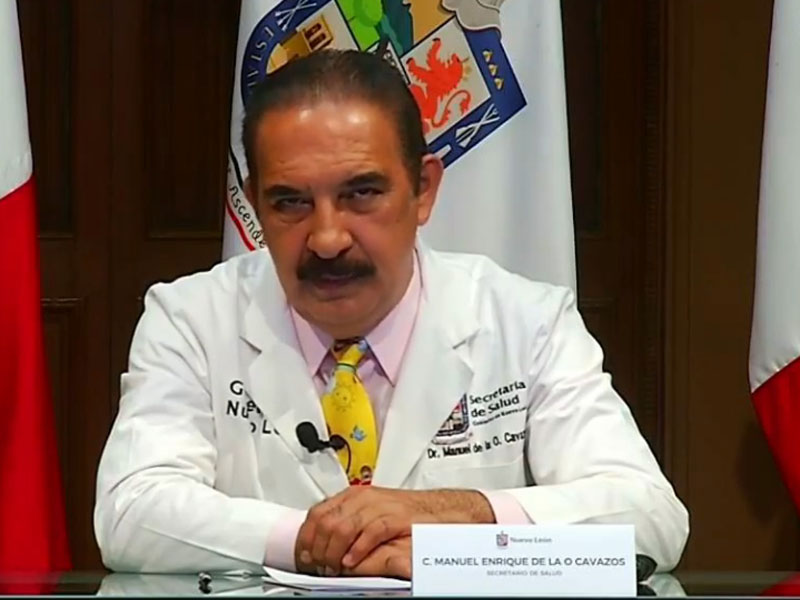 Mamuel de la O Cavazos, Secretario de Salud NL