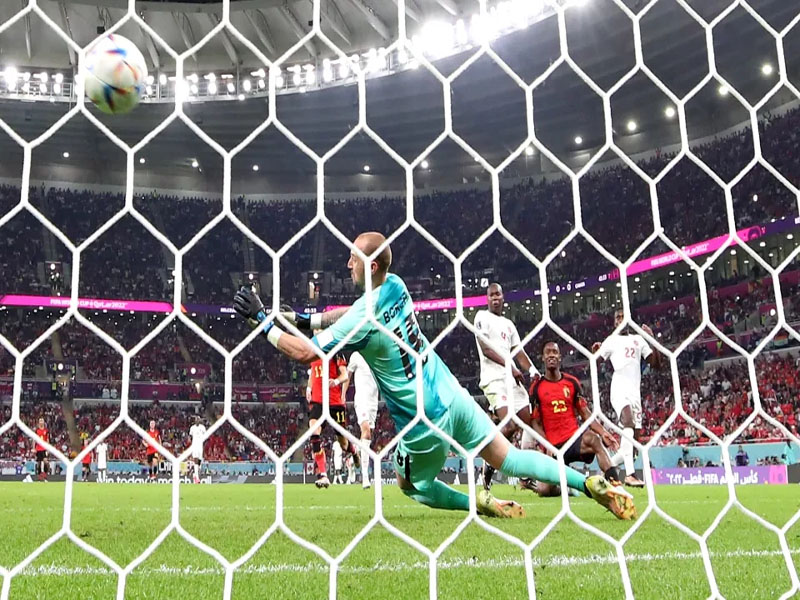 Juego de Bélgica vs Canadá. Doha, Catar. Foto: Agencia EFE