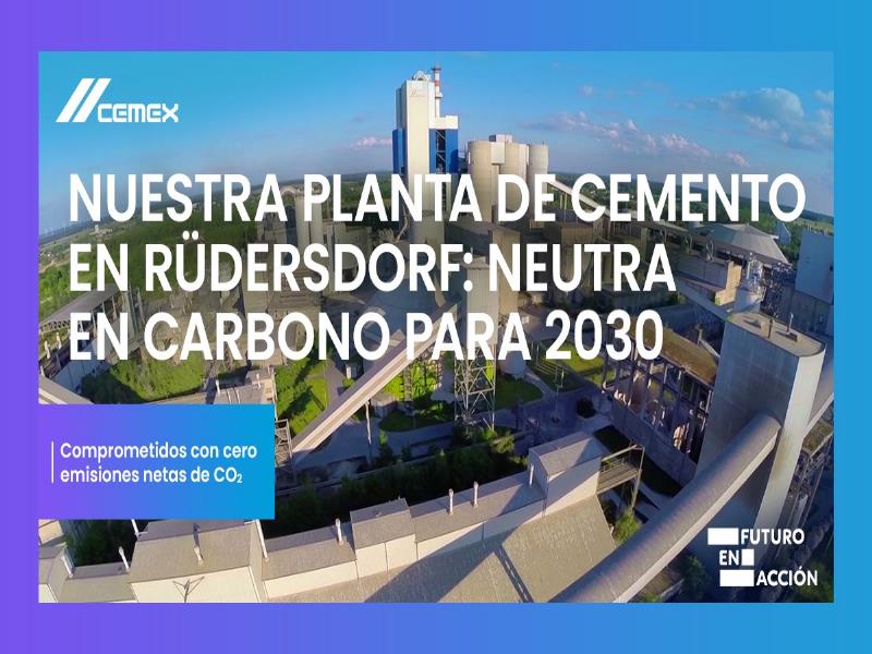 CEMEX busca reducir su huella de carbono 