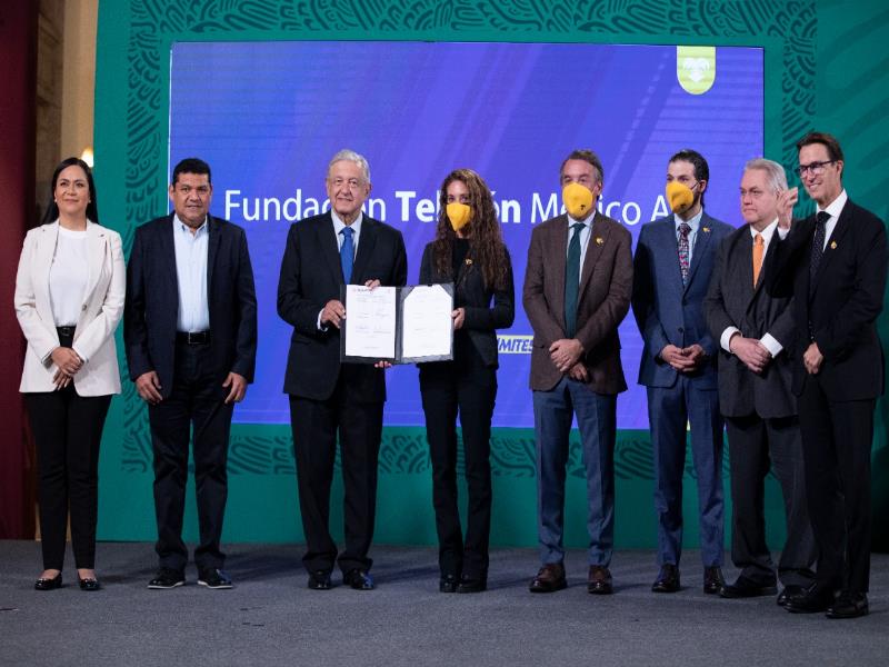 En Palacio Nacional firmaron el convenio de colaboración