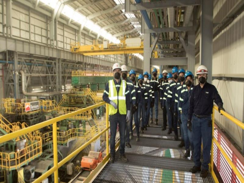 Como parte de las actividades, los jóvenes visitaron las operaciones del Centro Industrial Ternium