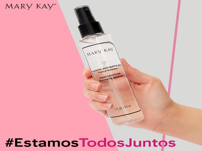 Mary Kay mudó su producción el mes pasado para adquirir materias primas, determinar la disponibilidad de envases disponibles, preparar las líneas de fabricación y asegurar el envío