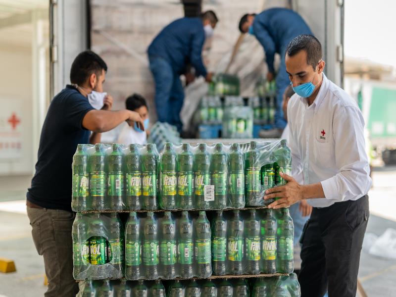 La primera entrega se generó en Monterrey y Ciudad de México; en las próximas semanas el donativo llegará a Villahermosa, Puebla, Mexicali, Guadalajara y Querétaro para apoyara la Cruz Roja