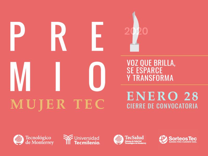 La ceremonia de premiación se llevará a cabo el 9 de marzo en el Tec de Monterrey, Campus Guadalajara