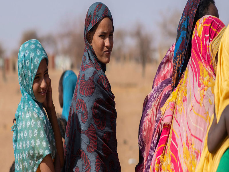 ACNUR/Sylvain Cherkaoui Mujeres refugiadas en el campamento de Goudoubo en Burkina Faso