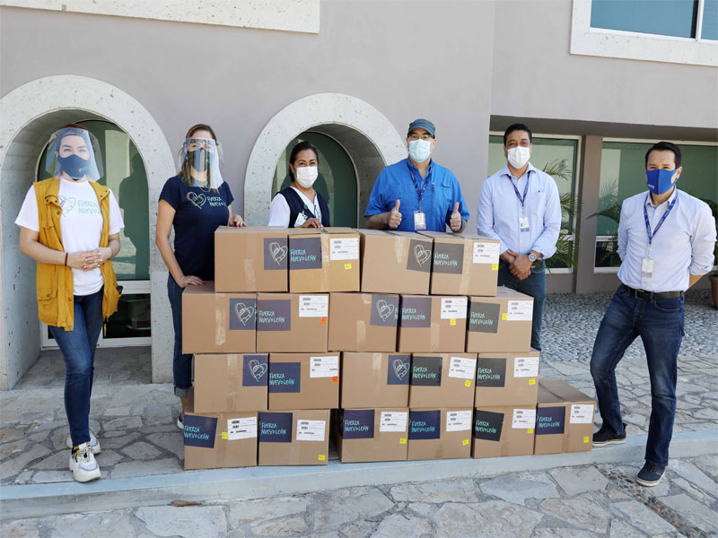 Las caretas protectoras serán distribuidas entre trabajadores de servicios públicos, personal de salud, policías y los pequeños comerciantes