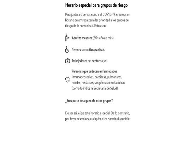 Los asociados(as) que realizan las entregas a domicilio mantienen las medidas de distanciamiento y sanitización recomendadas por las autoridades