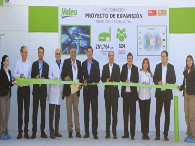 Con la ampliación de la planta de Valeo, se van a generar 624 nuevos empleos en Río Bravo